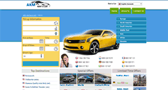 Desktop Screenshot of akm-rentacar.com