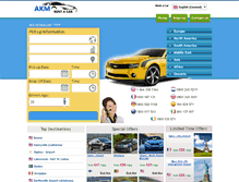 Tablet Screenshot of akm-rentacar.com